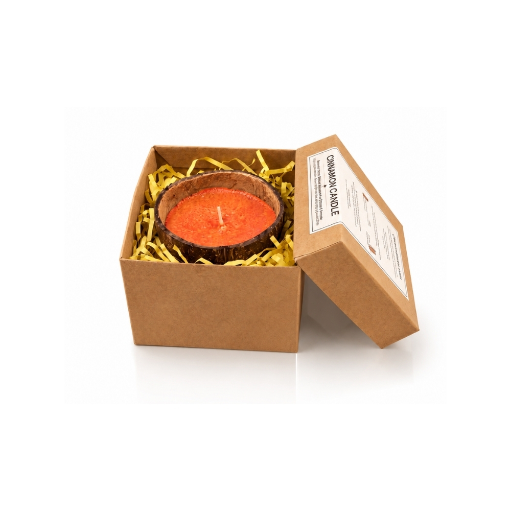 candleCshel2 Ceylon Cinnamon Coconut Shell Candle